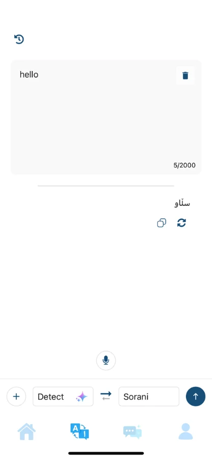 Translator — translating text into Sorani